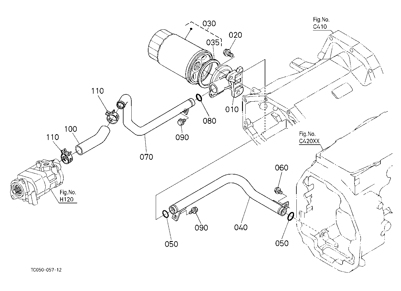 Hydraulic Oil Line(Inlet)