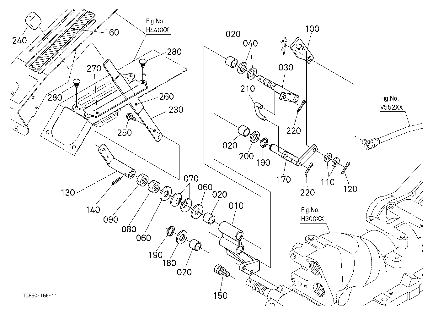 Draft Control Lever (With Draft) (W/G No.Mx6894) [