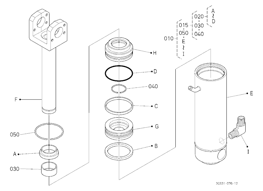 3P-Lift Assist Cylinder [Component Parts] [New]