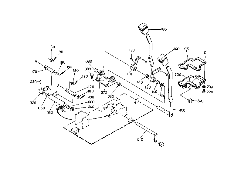 Aux.Control Lever