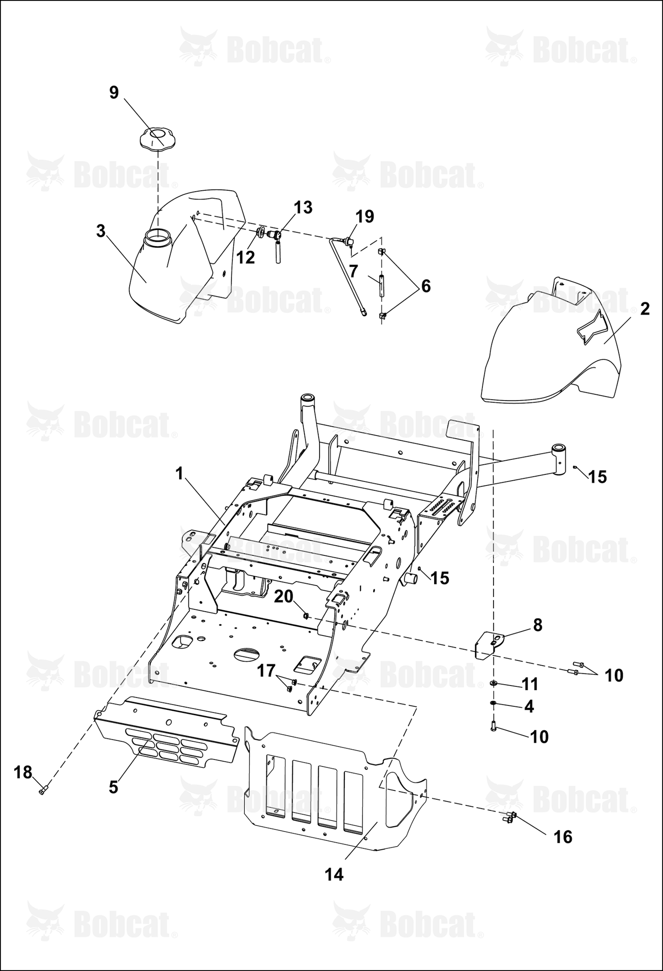 BUMPER, Fuel Valve & Cover Plate
