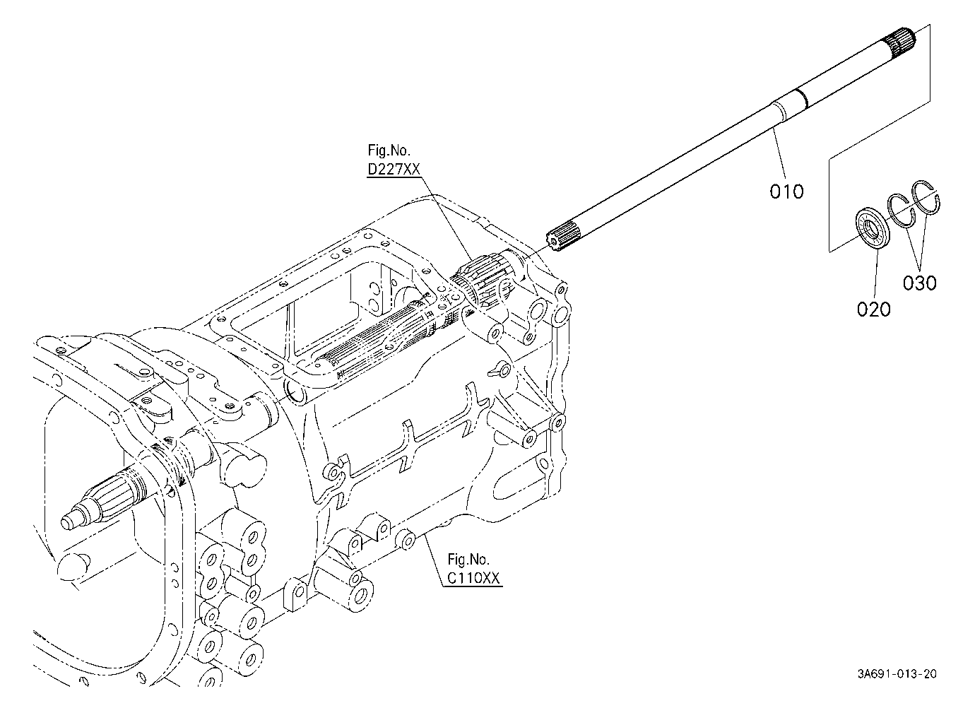 Pto Propeller Shaft [Cab Type]