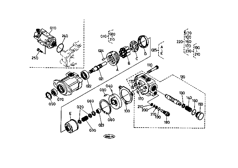 Drive Motor and Component Parts Except [Swe]