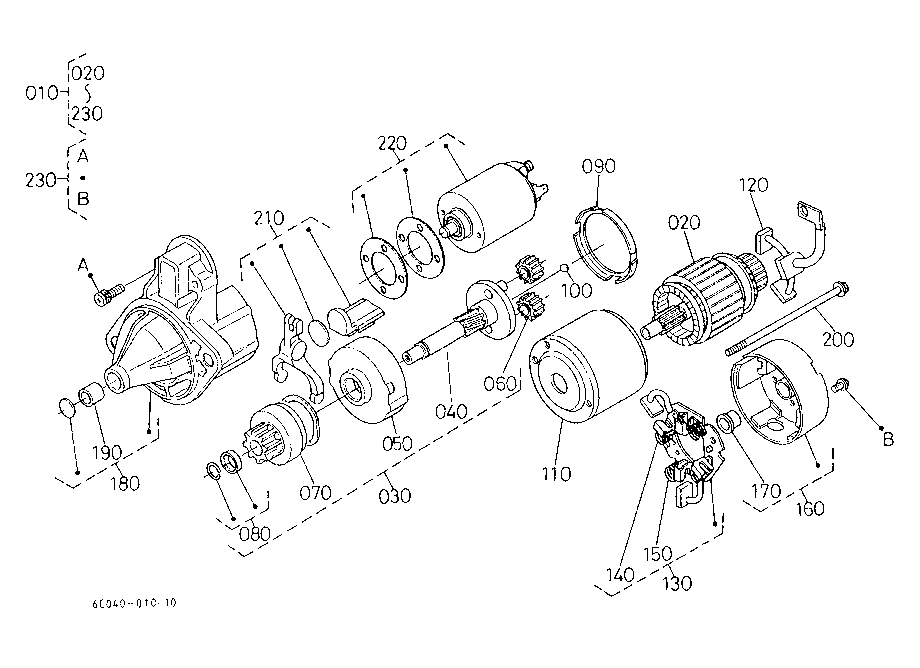 Starter [Component Parts](Not For Reman Unit)