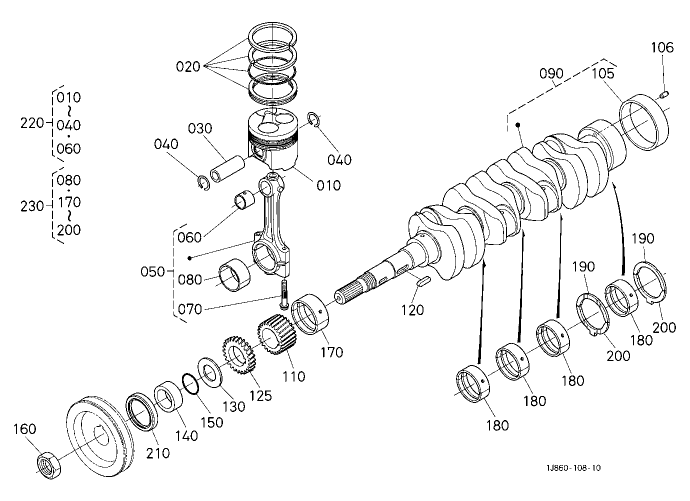 Piston And Crankshaft