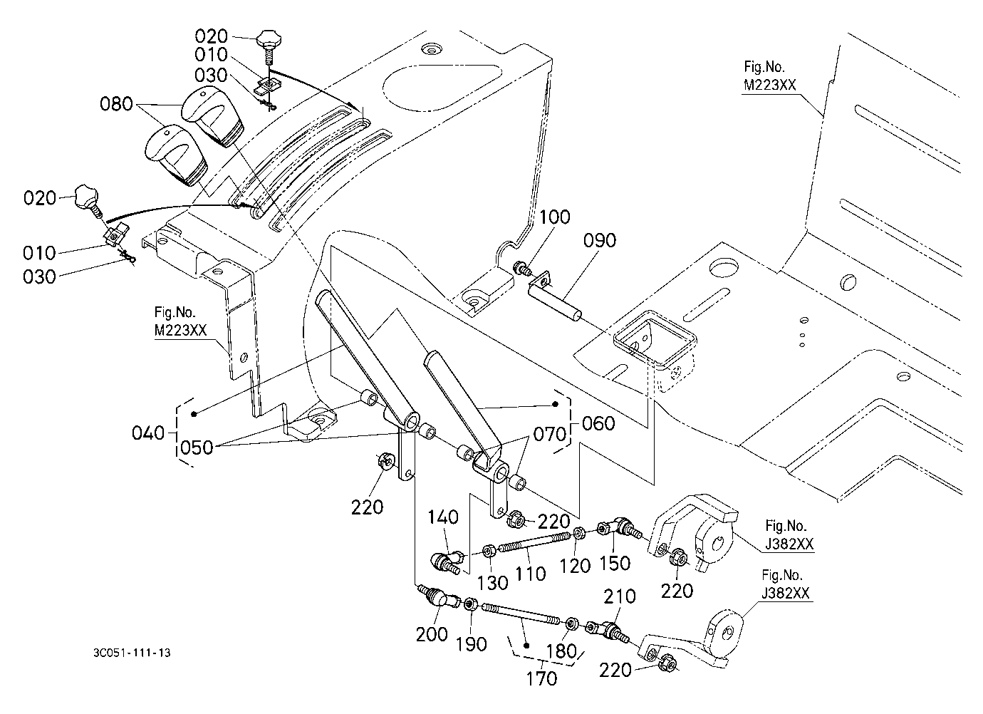 Draft And Position Control Lever