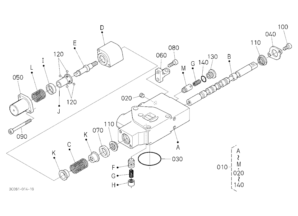 Auxiliary Control Valve (Fd) [Component Parts] [Op