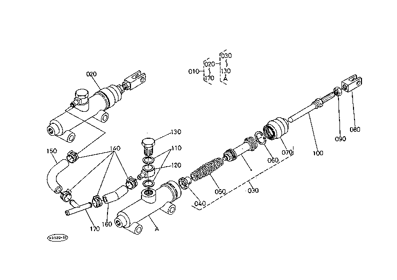 Master Cylinder W/O Cab [Component Parts]