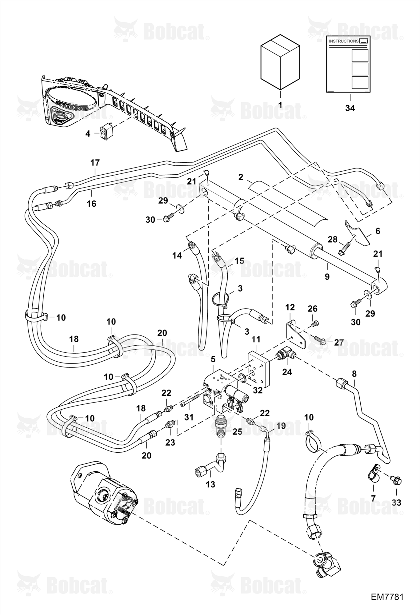 Power BOB-TACH Kit (Selectable Joystick Controls)