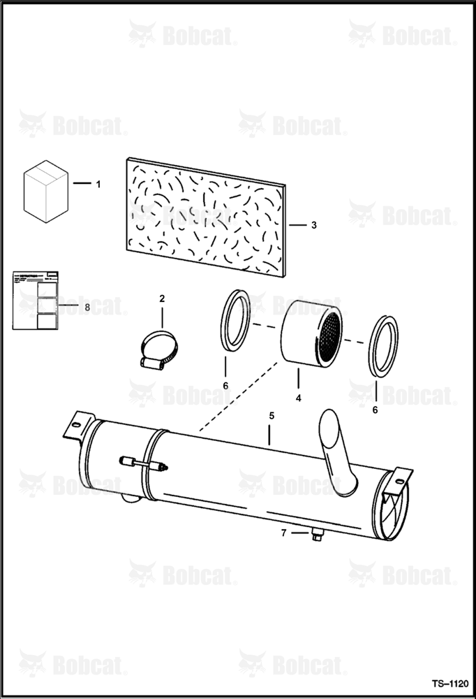 MUFFLER/PURIFIER Kit (For Steel Hood)