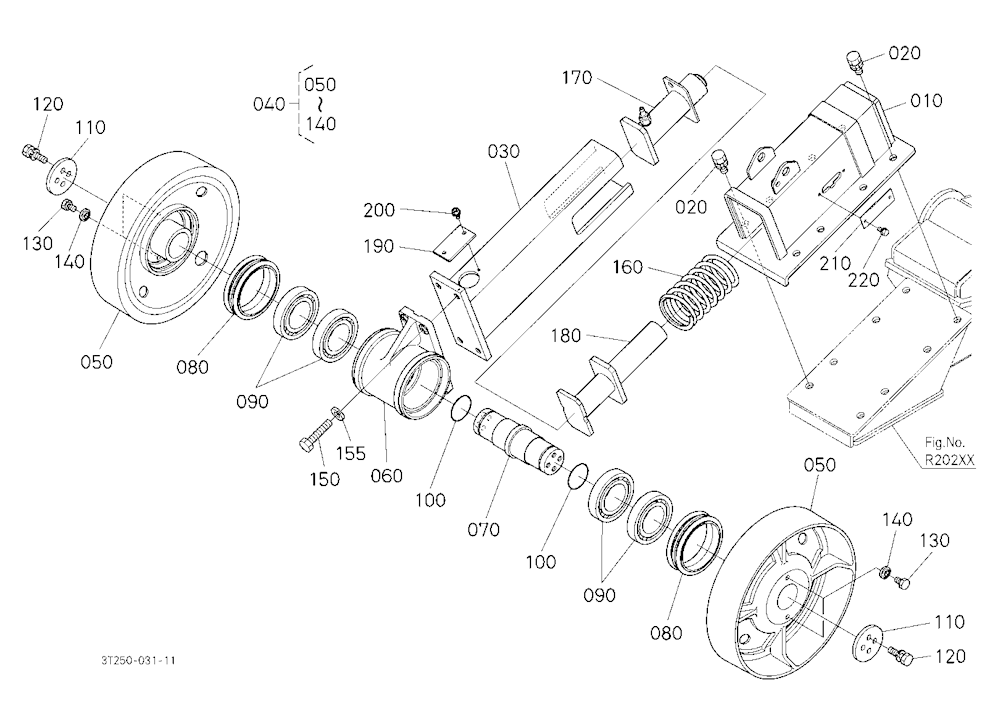 Front Idler Lh (Power Crawler)