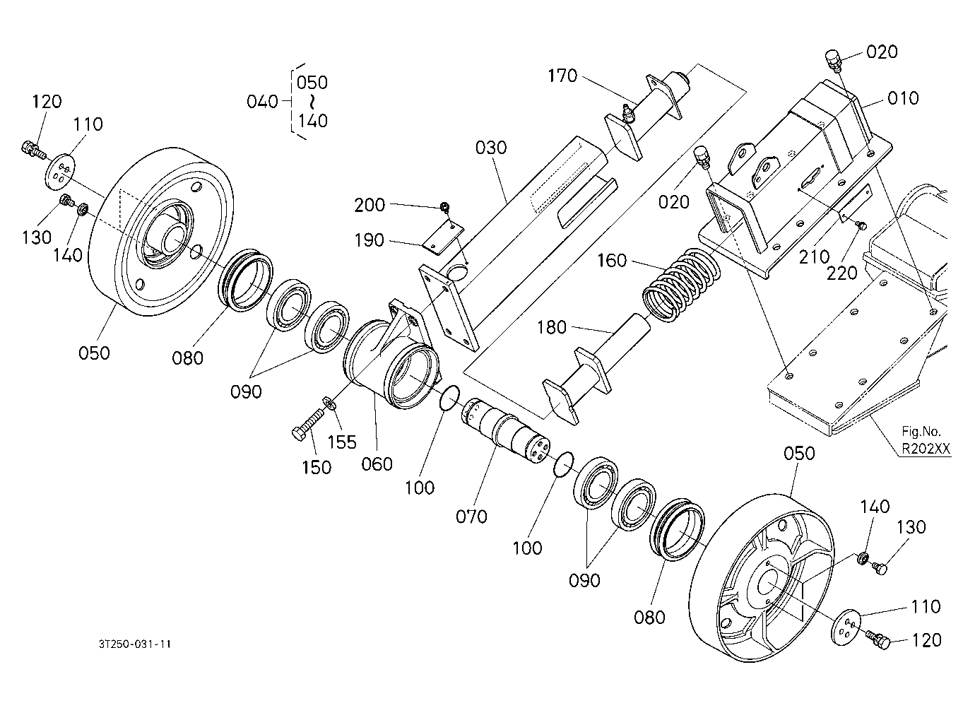 Front Idler Lh (Power Crawler)