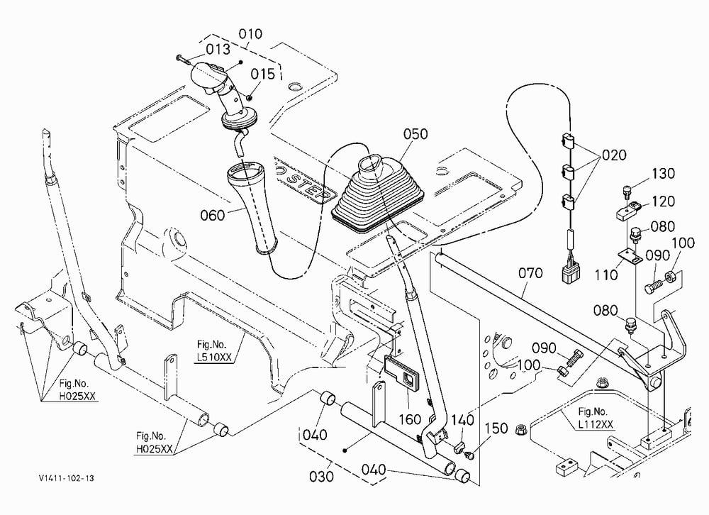 TRAVEL LEVER (LH) [HIGH FLOW]