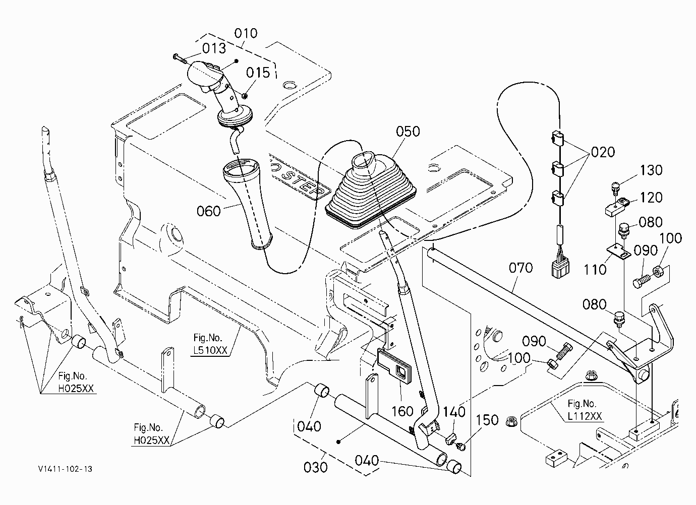TRAVEL LEVER (LH) [HIGH FLOW]