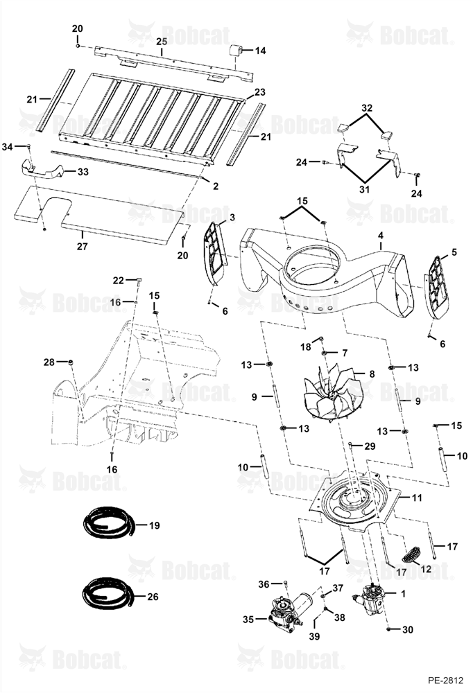 Cooling System (W/O Cooling Upgrade) 539911674 & Below, 540011360 & Below
