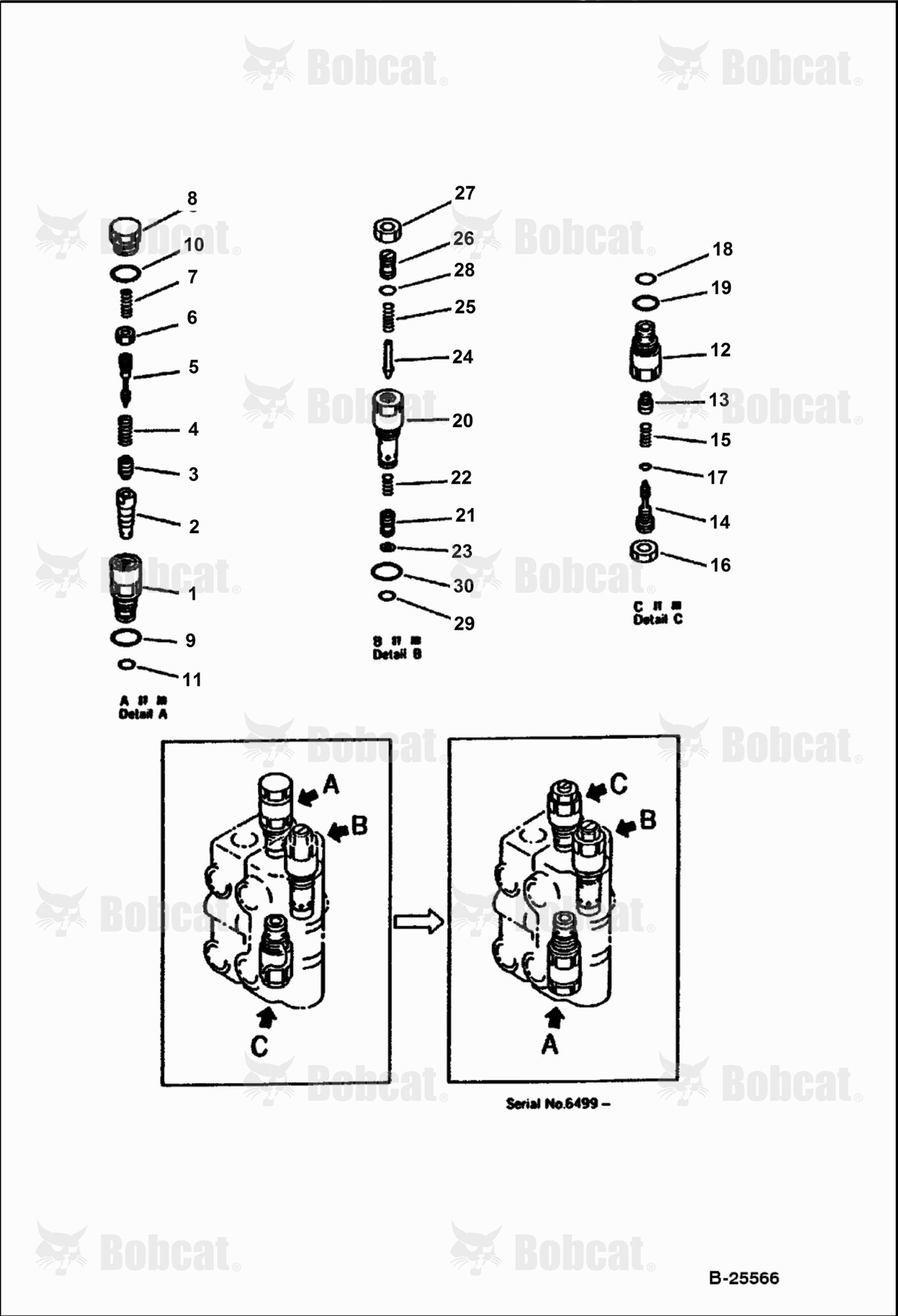 2-SPOOL Valve (L.H. TRAVEL, ARM)(2/2)