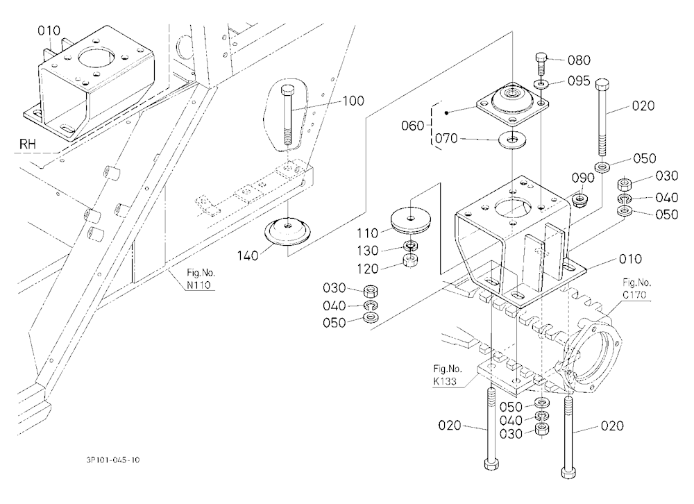 Cab Bracket Rear