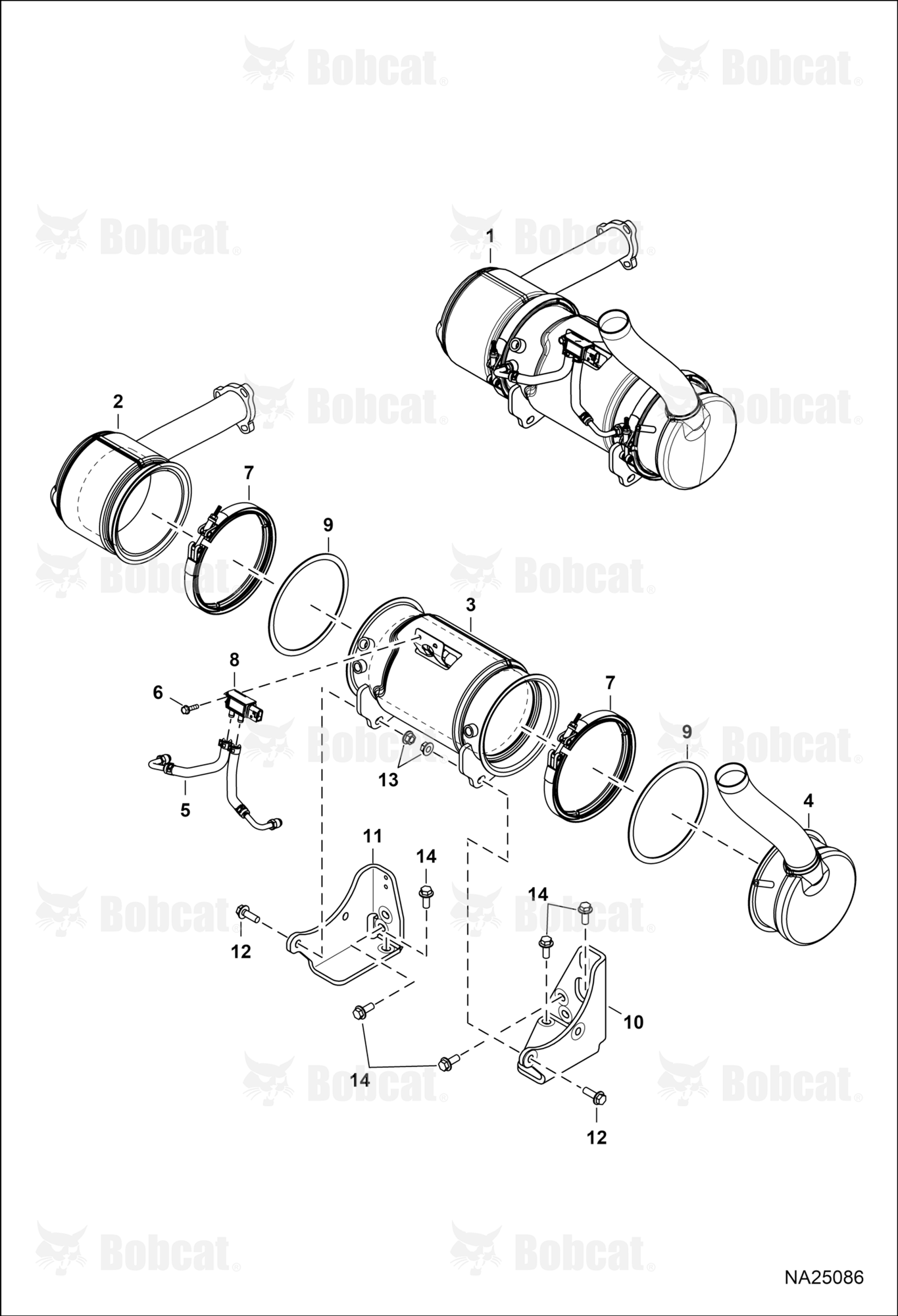 Muffler DOC Assembly