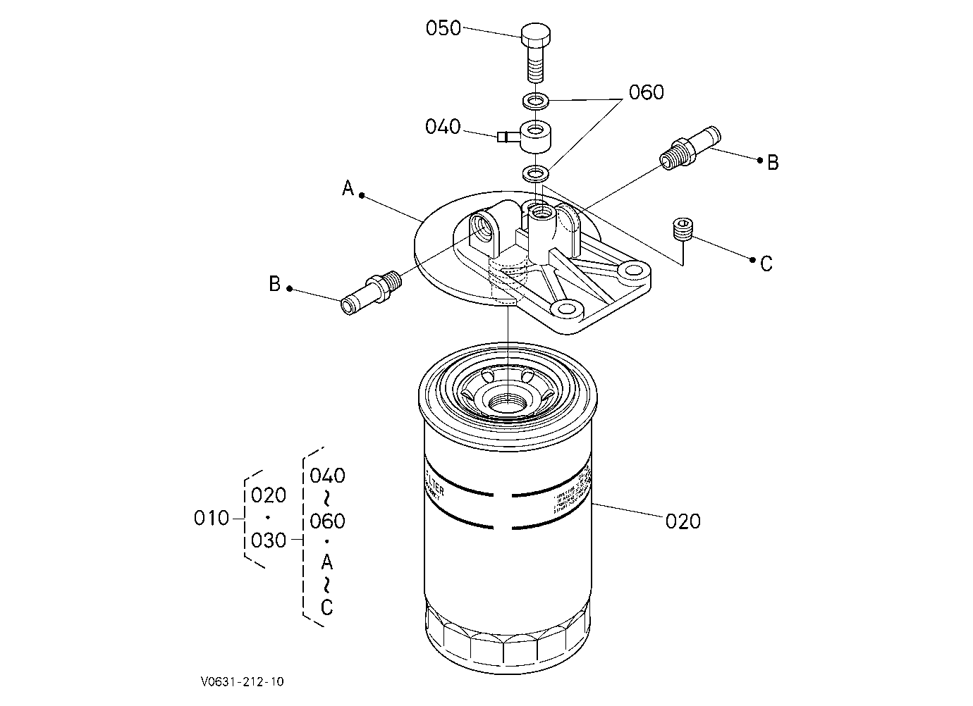 Kit Filter (Fuel Filter) [Component Parts] [Option