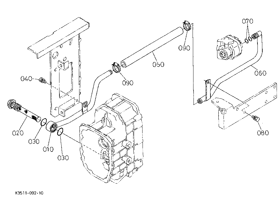 Hydraulic Oil Line (Inlet)