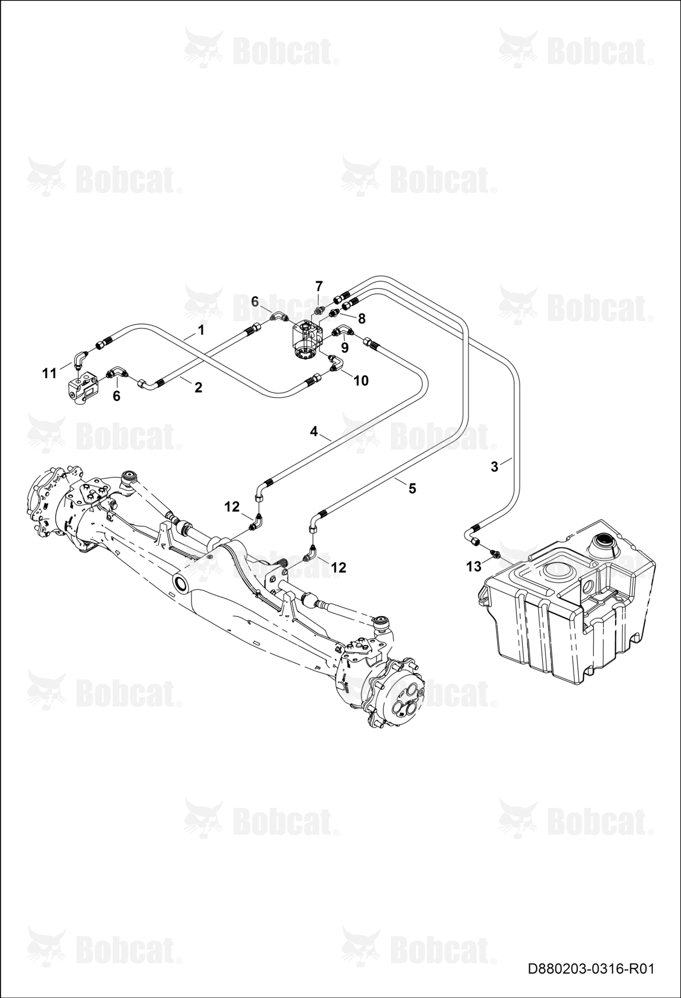 Steering Cylinder Circuit
