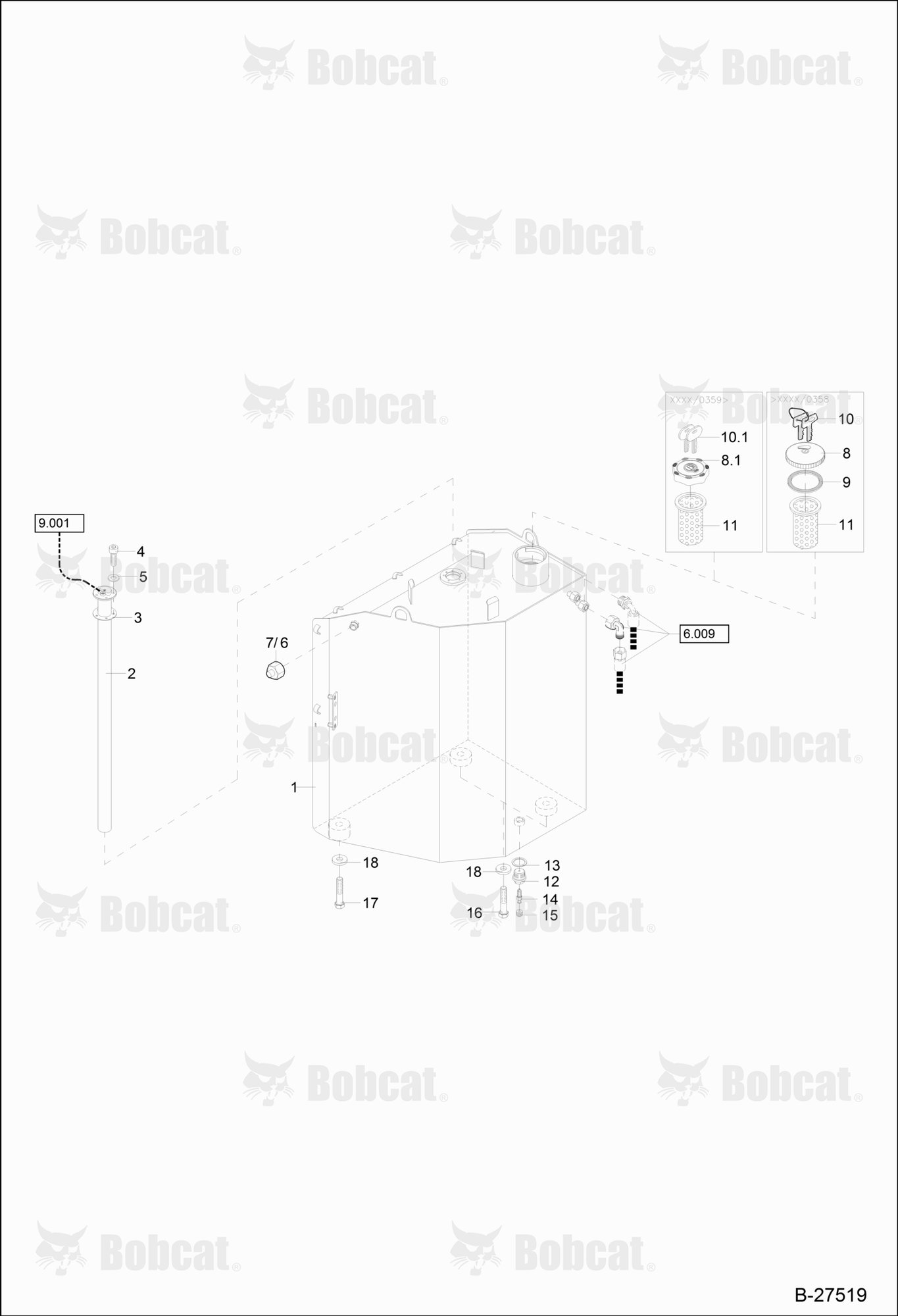 Fuel Tank (Engine S/N XXXX/0390 & Below)