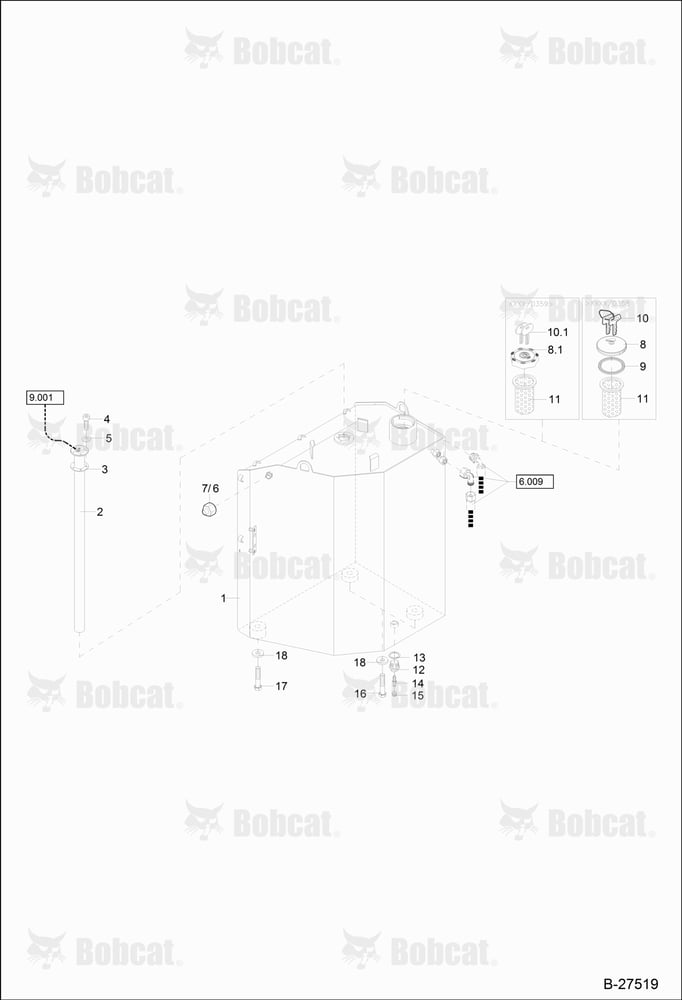 Fuel Tank (Engine S/N XXXX/0390 & Below)