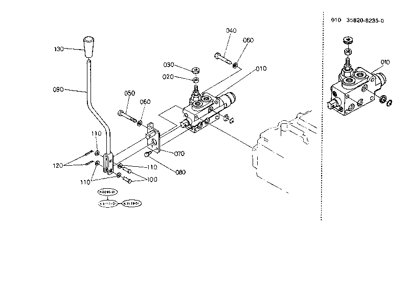 Hyd.Aux.Control Valve 1 [A]