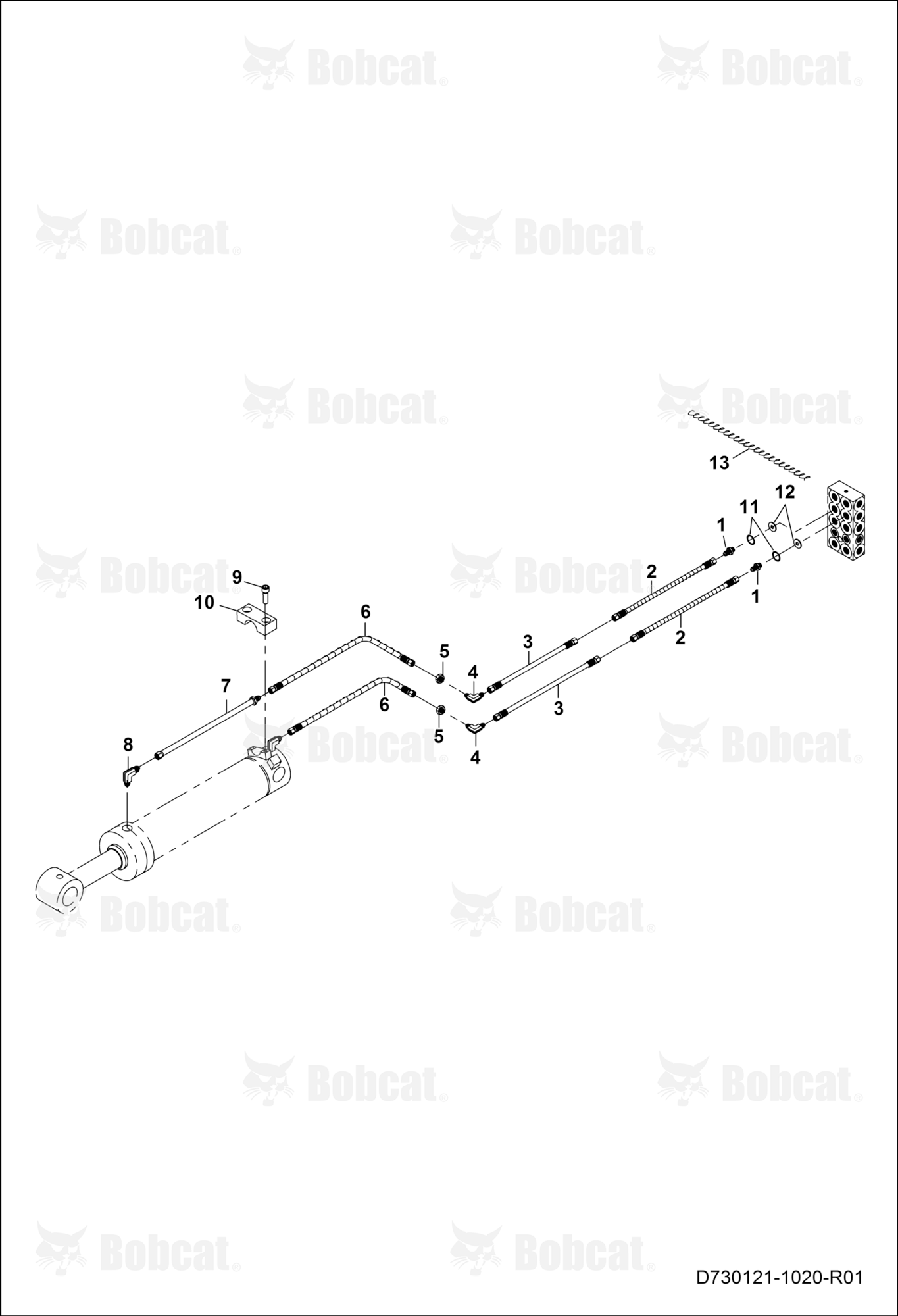 Bucket Cylinder Circuit