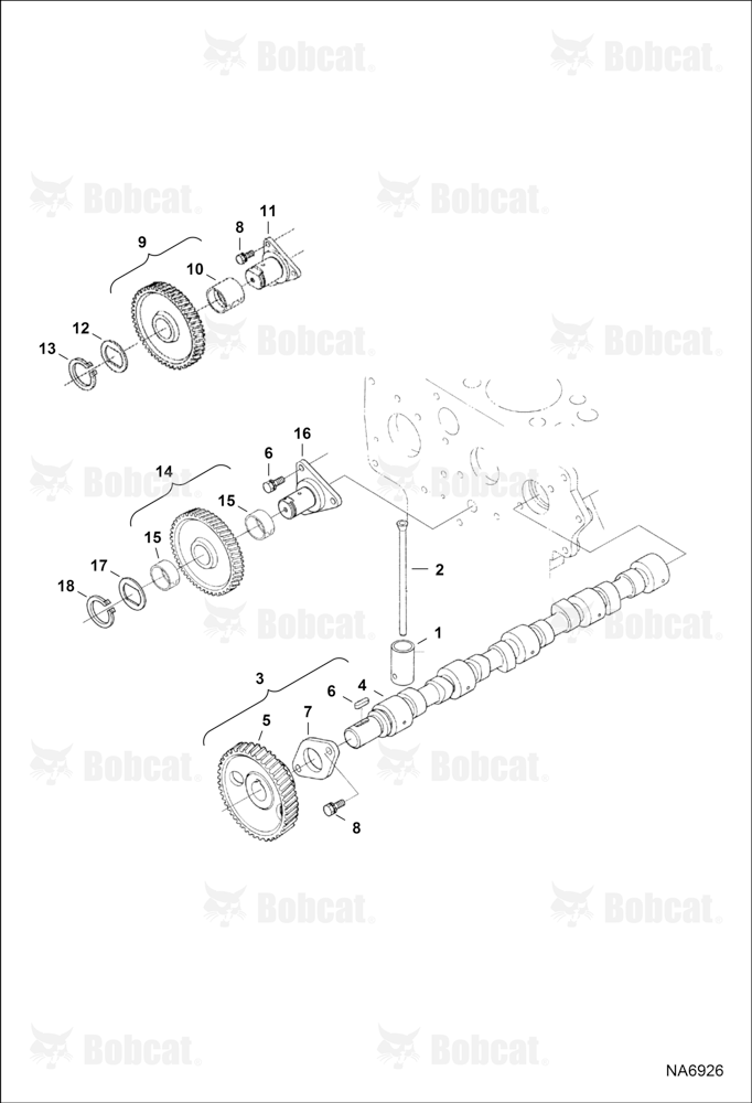 Camshaft (Kubota - V1903 2EB - Tier II Replacement)