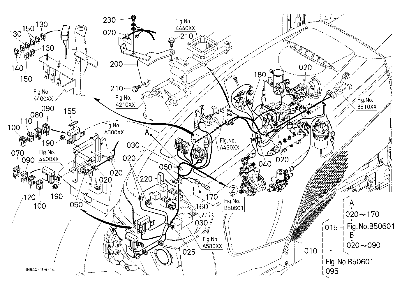 Electrical Wiring (Engine Rh)