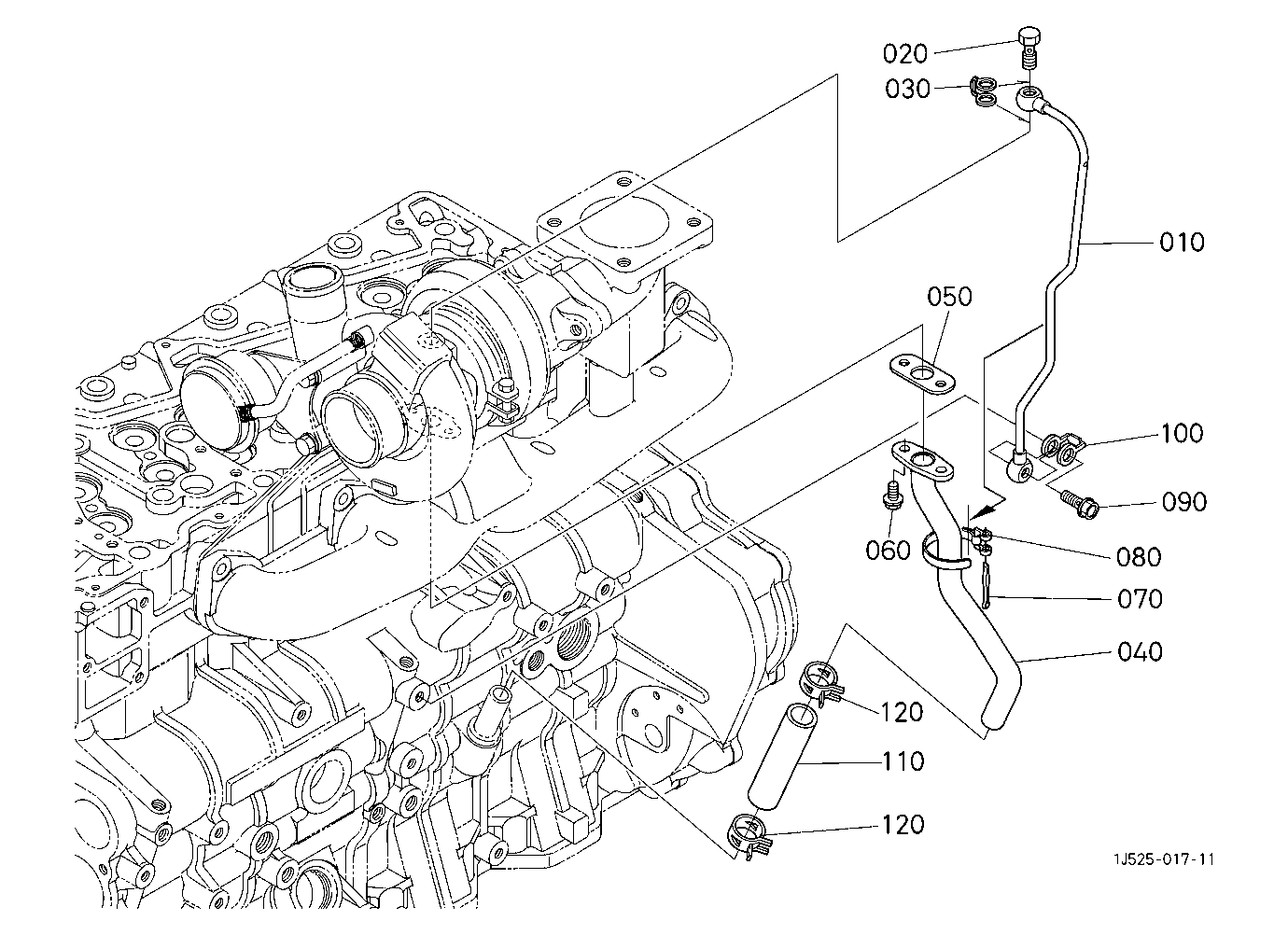Oil Pipe (Turbo Charger)