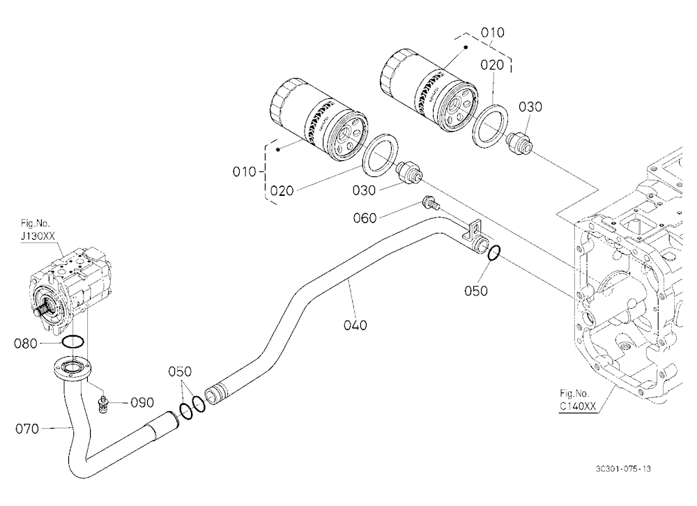 Hydraulic Pipe (Suction)