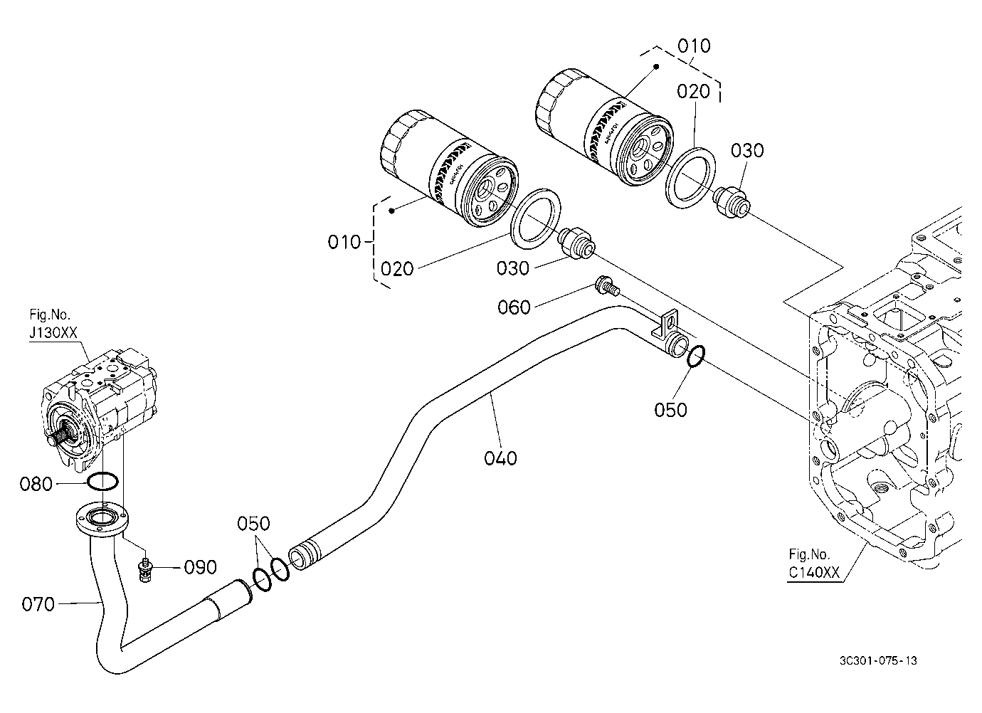 Hydraulic Pipe (Suction)