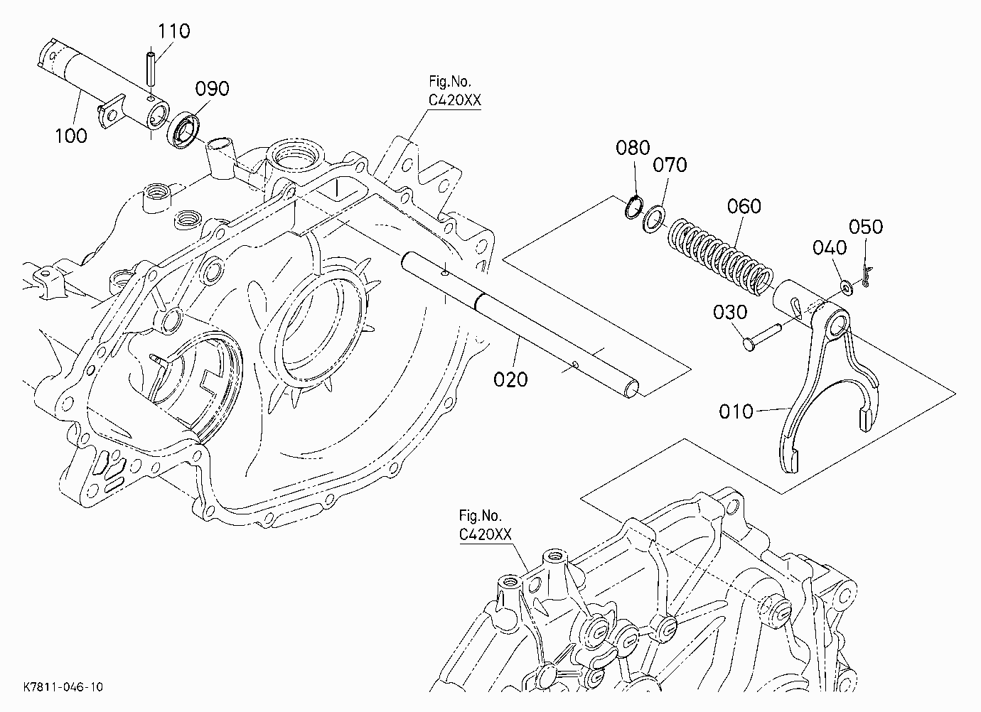 DIFFERENTIAL LOCK SHIFT FORK