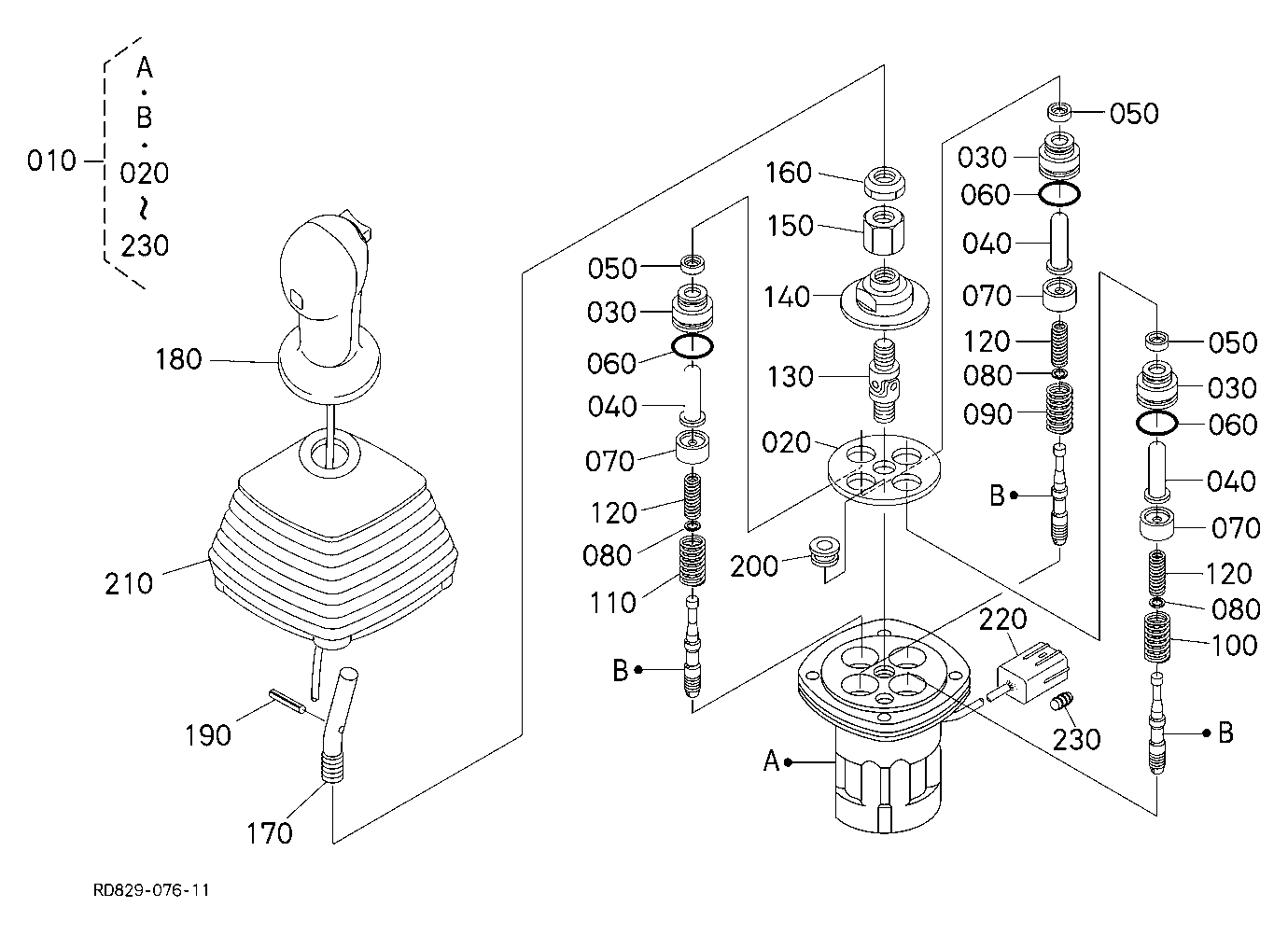 Pilot Valve (Rh) [Component Parts]