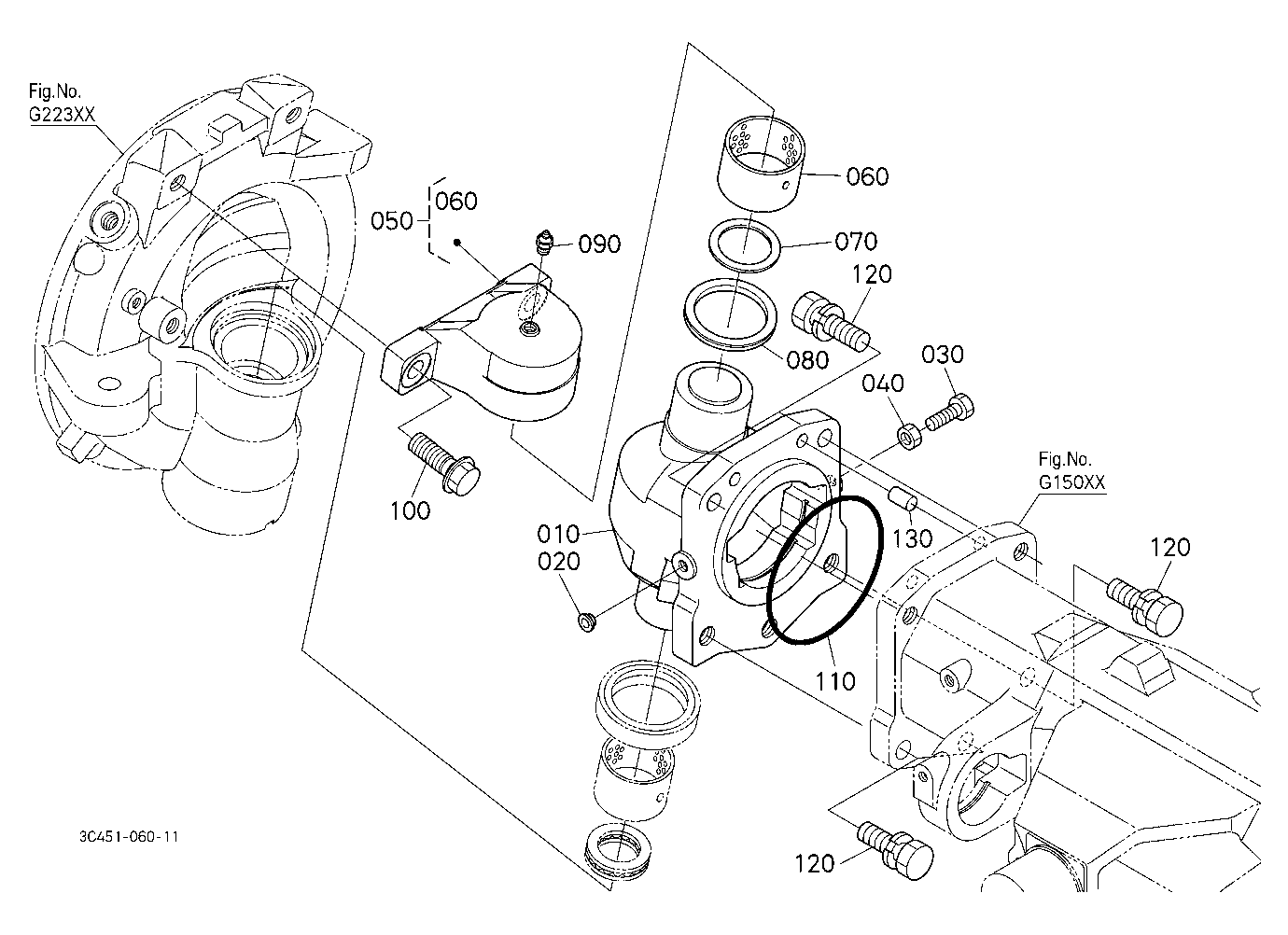 Bevel Gear Case Rh