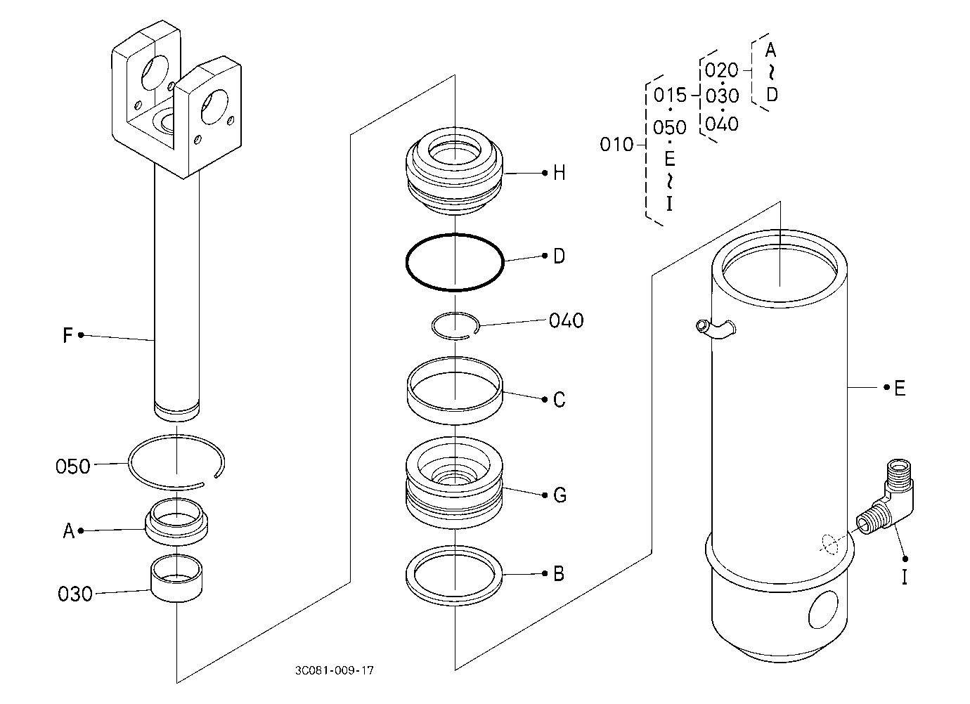 3P-Lift Assist Cylinder [Component Parts] [New]
