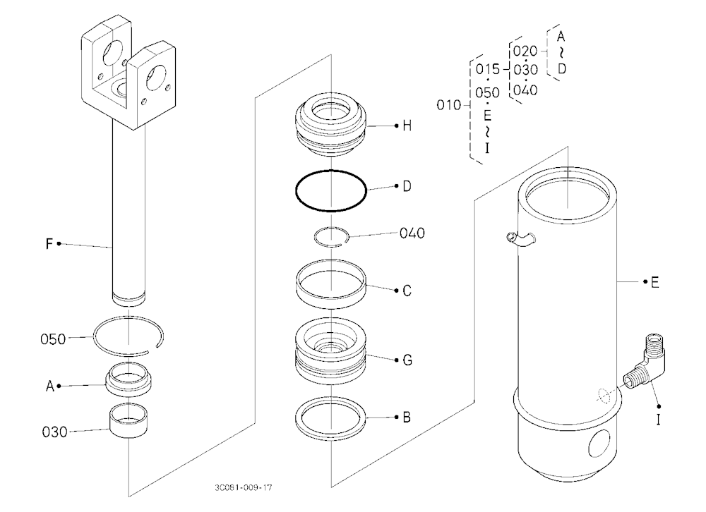 3P-Lift Assist Cylinder [Component Parts] [New]