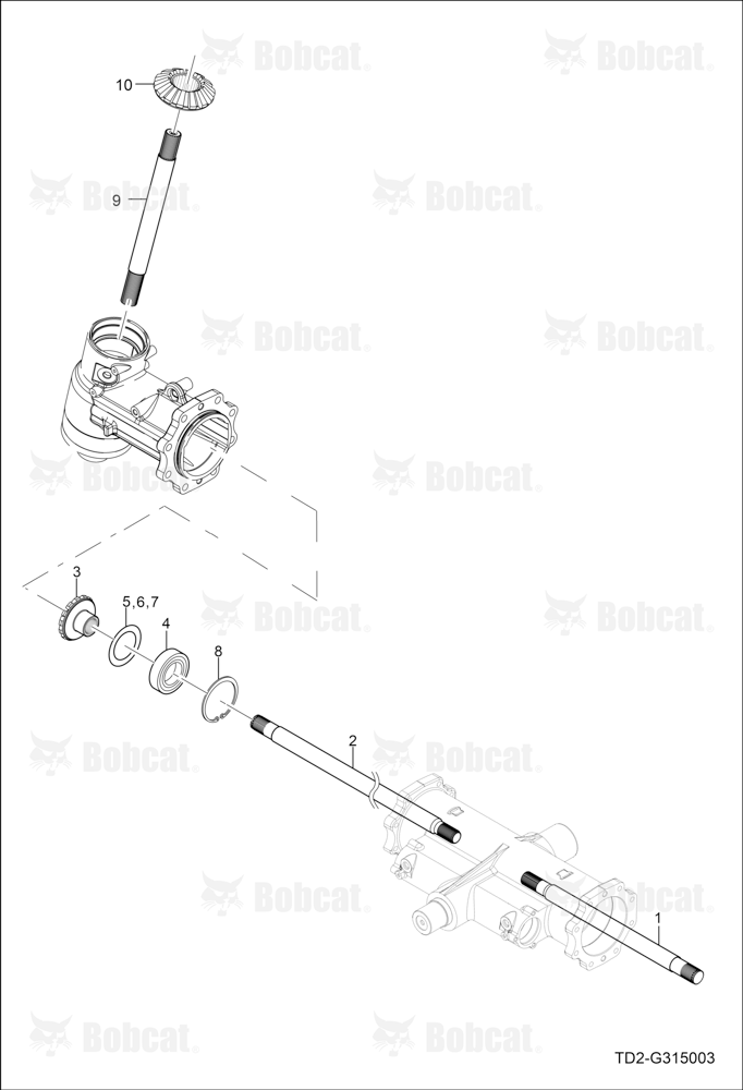 Bevel Gear Shaft Group