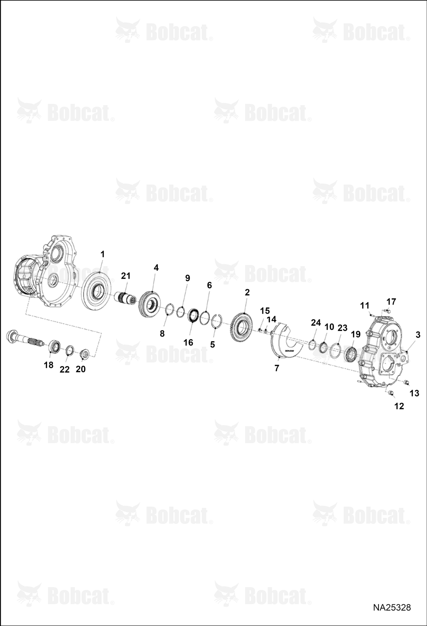 Rear Axle (Gearbox)  B53B12001 & Above