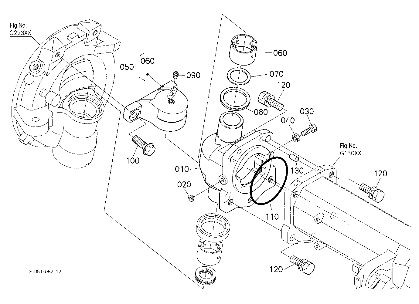 Bevel Gear Case Rh