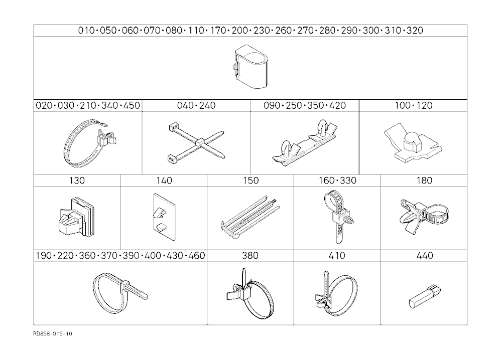 Wire Harness Clamp [Angle Blade Type]