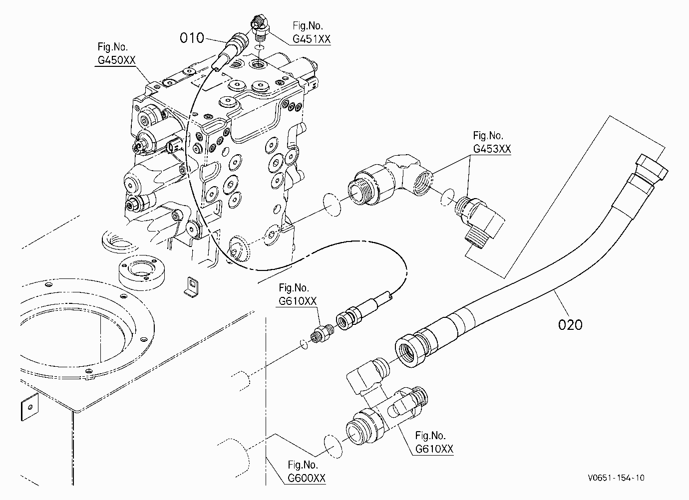 OIL PIPING (CONTROL VALVE)