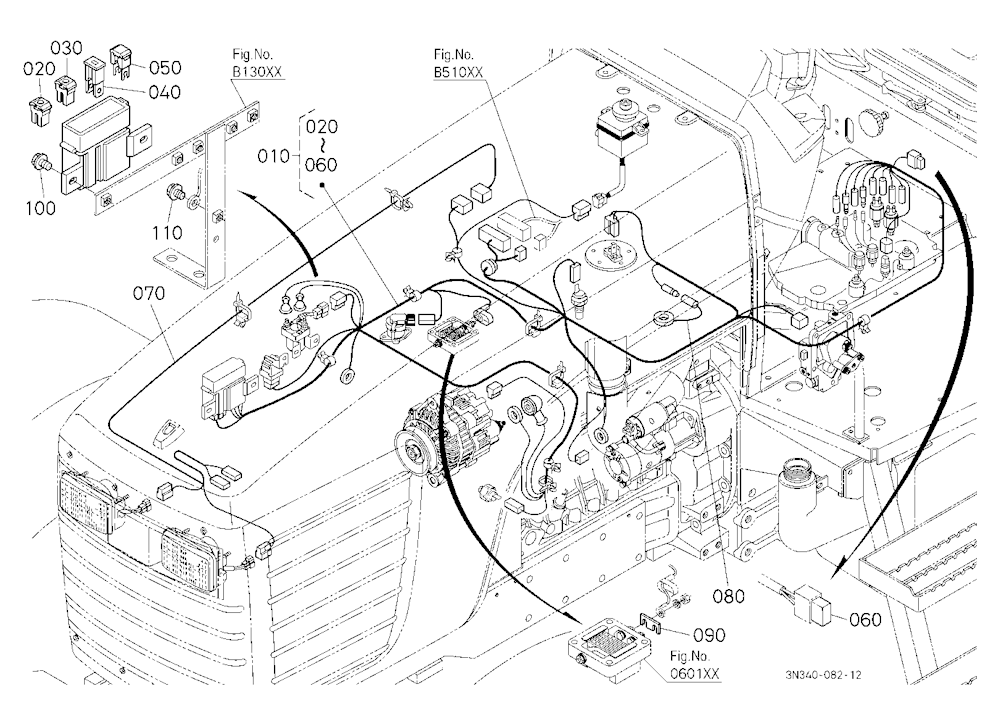 Electrical Wiring (Engine) [Dual Speed Type]