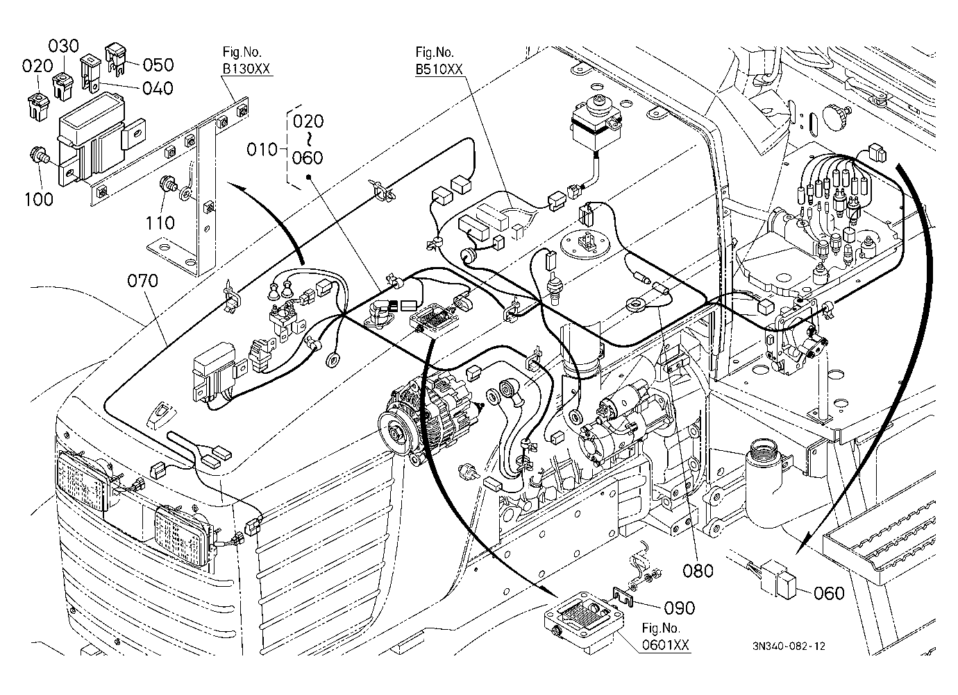 Electrical Wiring (Engine) [Dual Speed Type]