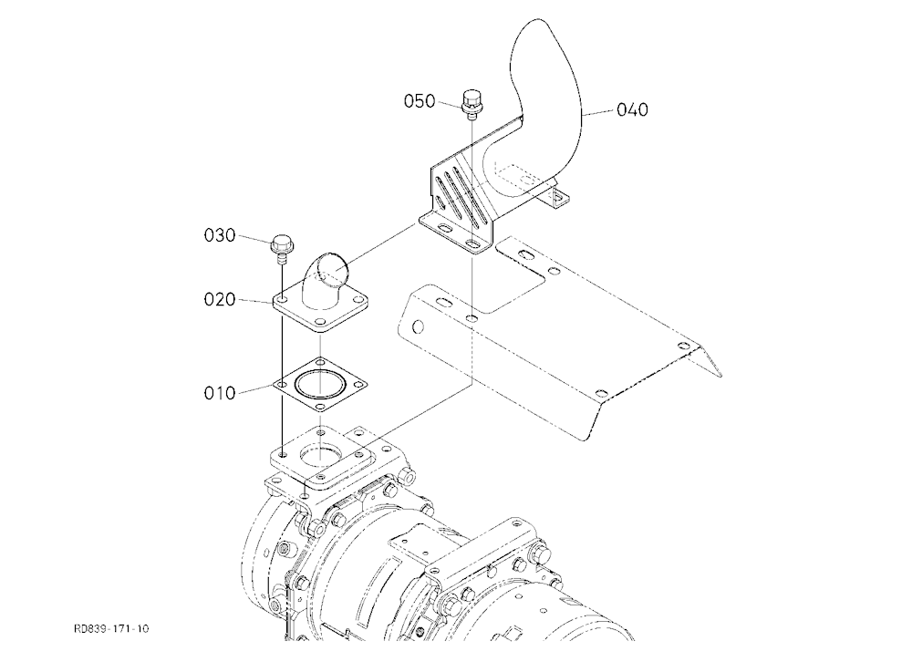 Diesel Particulate Filter Muffler Pipe