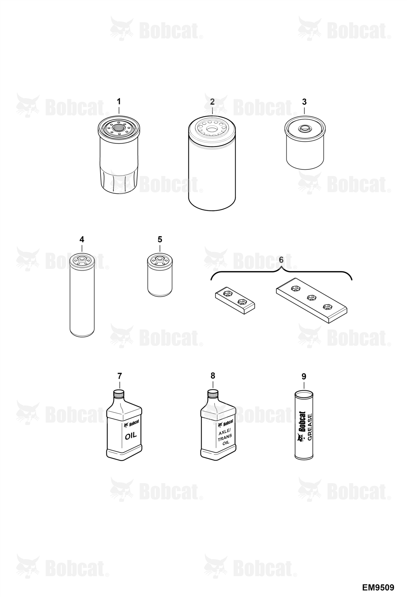 Scheduled Maintenance Items (Every 500 Hours)