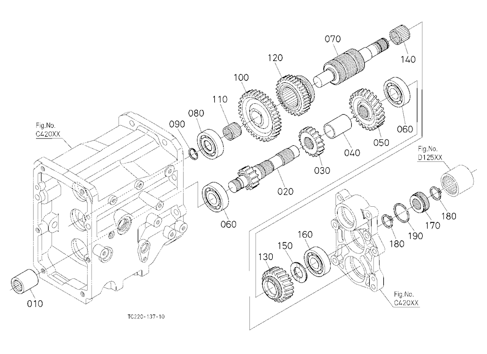 Range Gear Shaft [Hst Type]