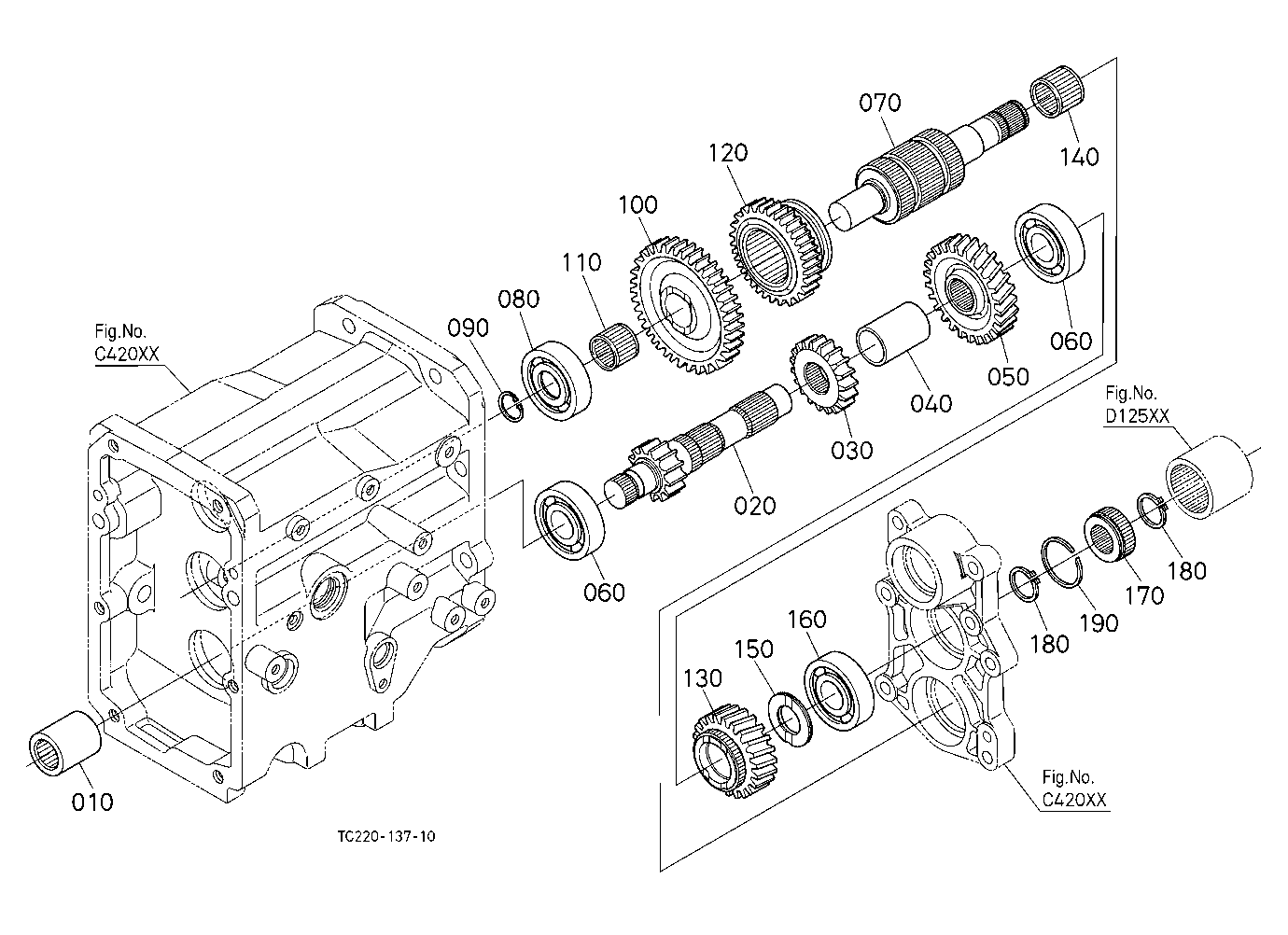 Range Gear Shaft [Hst Type]